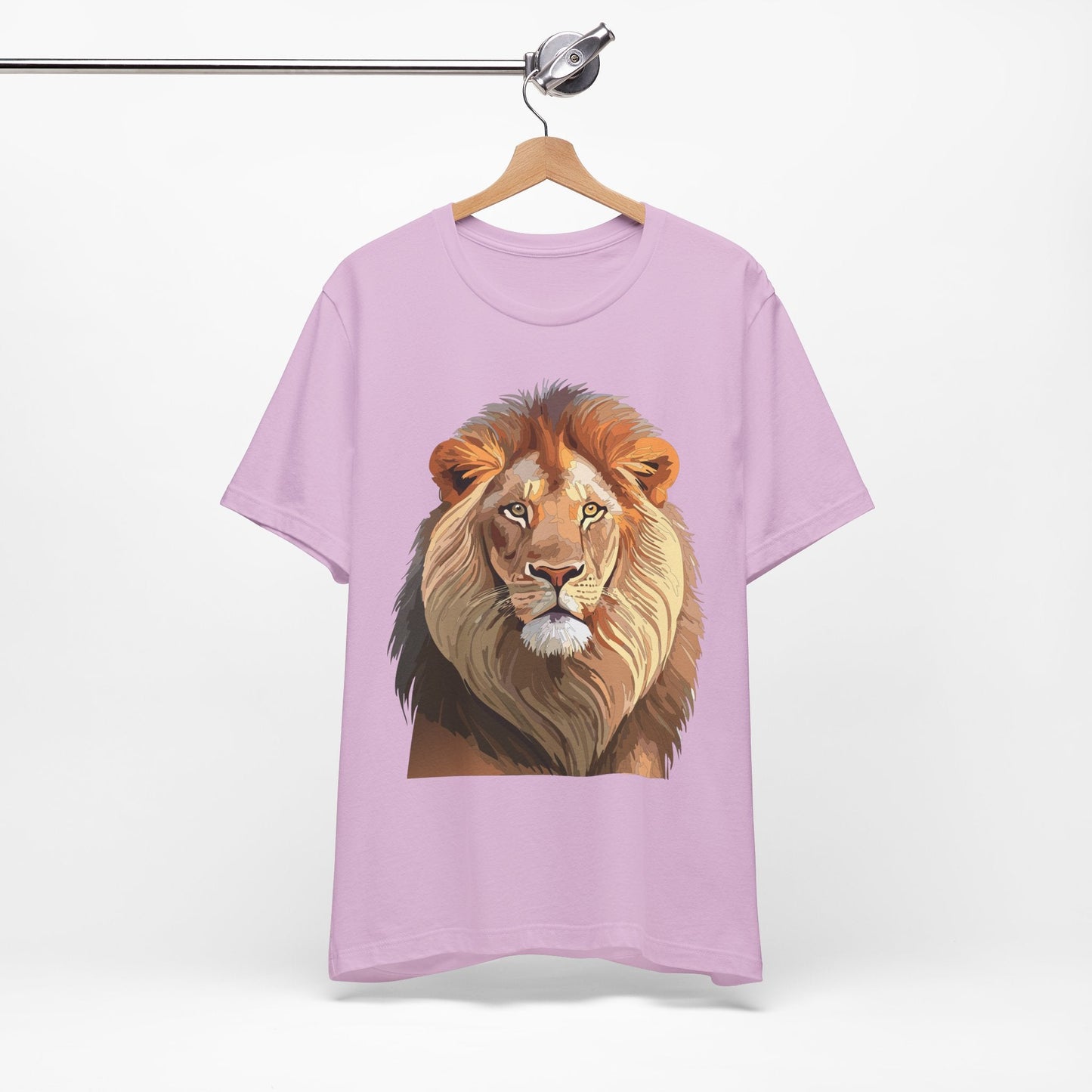 Unisex Animal Graphic Tee Shirt With Wild Animals Art Design For Everyday Wear Casual