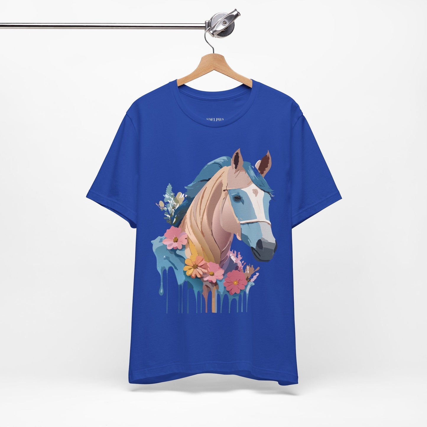 Horse Graphic Unisex 100 Cotton Vintage Animal Art T-Shirt 12