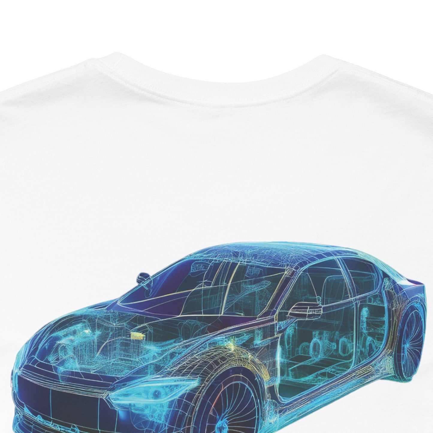 Car Graphic Tee Shirt For Auto Lovers 100 Percent Cotton Made In USA Eco Friendly Ink