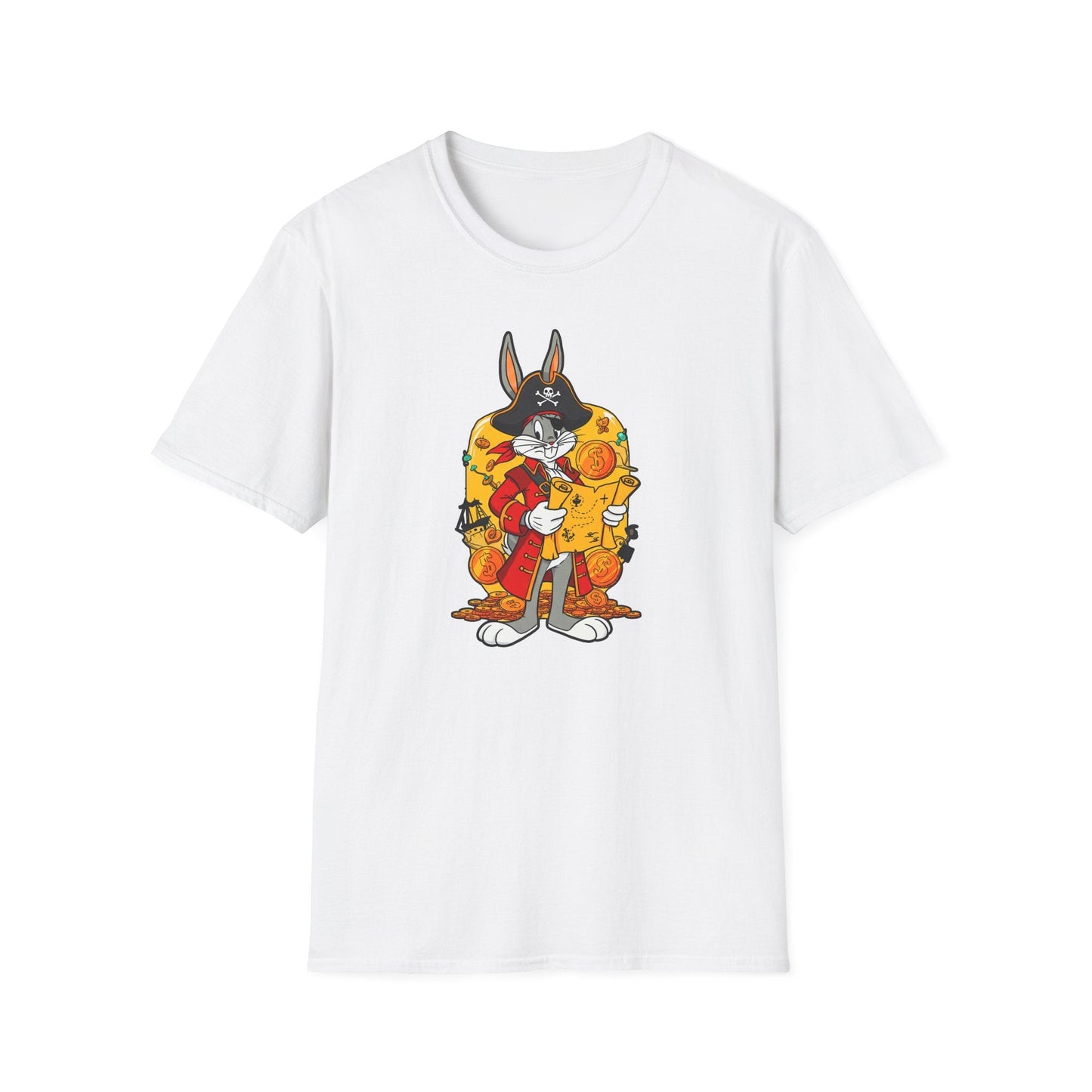 Bugs Bunny Shirt Unisex T Shirt Cartoon Design Animation Tee Gildan Softstyle 64000