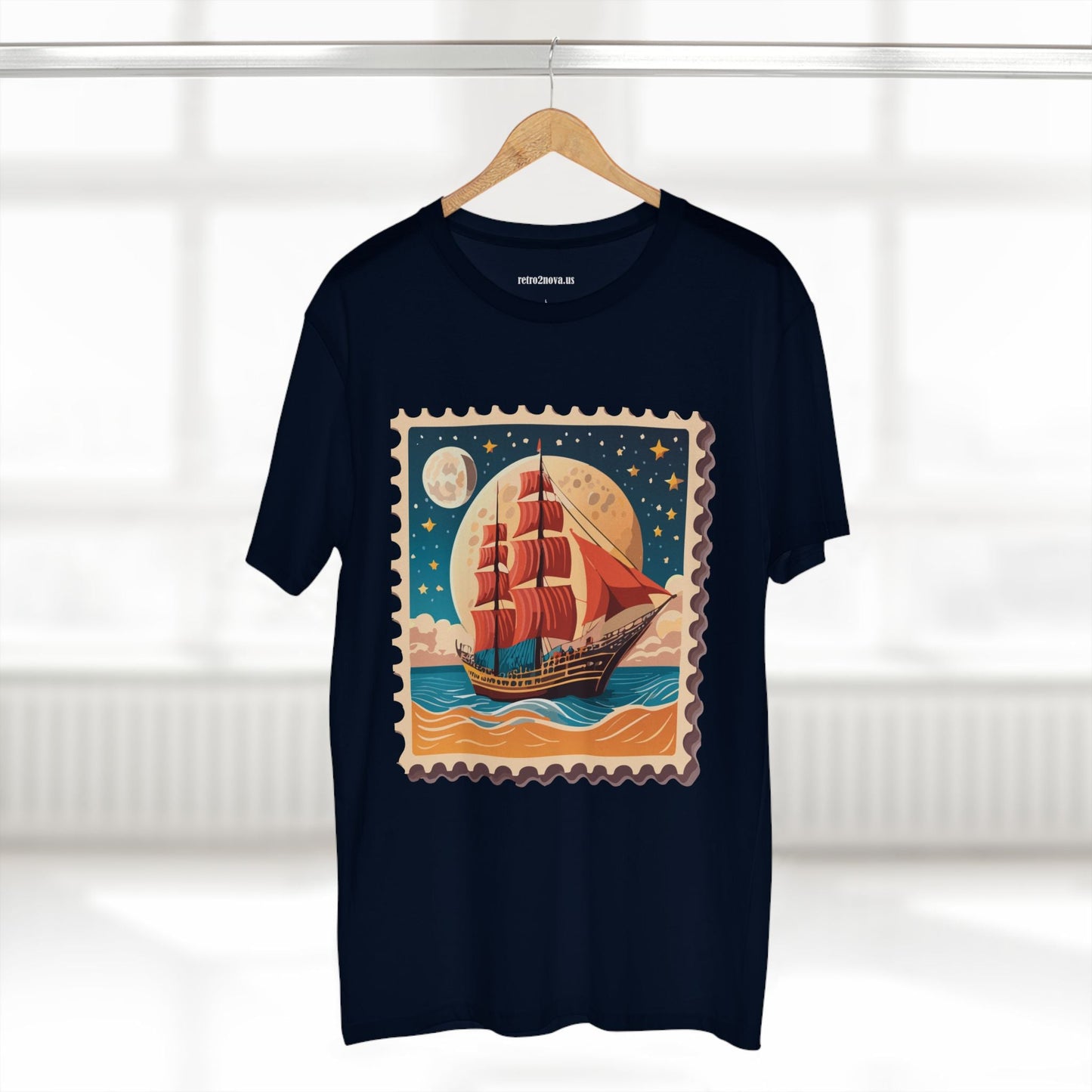 Stamp Shirt Postage Stamp Tee Unisex Premium Cotton Original Art Design By Retro2Nova