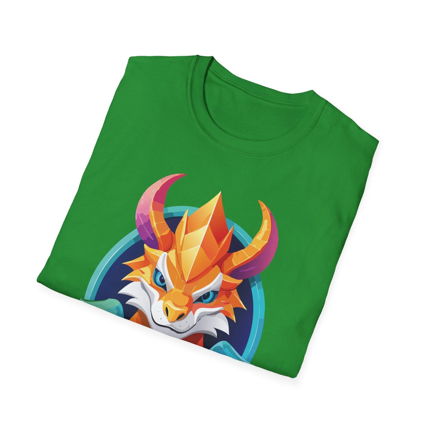 Dragon Graphic Unisex Cotton Softstyle Art Design Tee With Animals 4