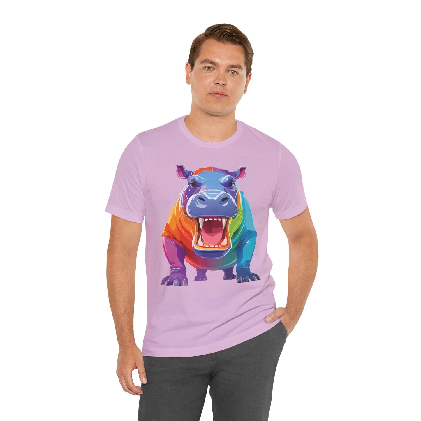 Unisex Animal Tee Shirt With Art Design Wild Animals Graphic Tee For Men Women All Sizes