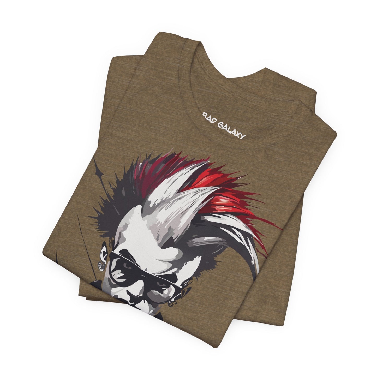 Punk Rock Tee Shirt Made In USA 100 Percent Cotton Eco Friendly Inks Durable Stitching
