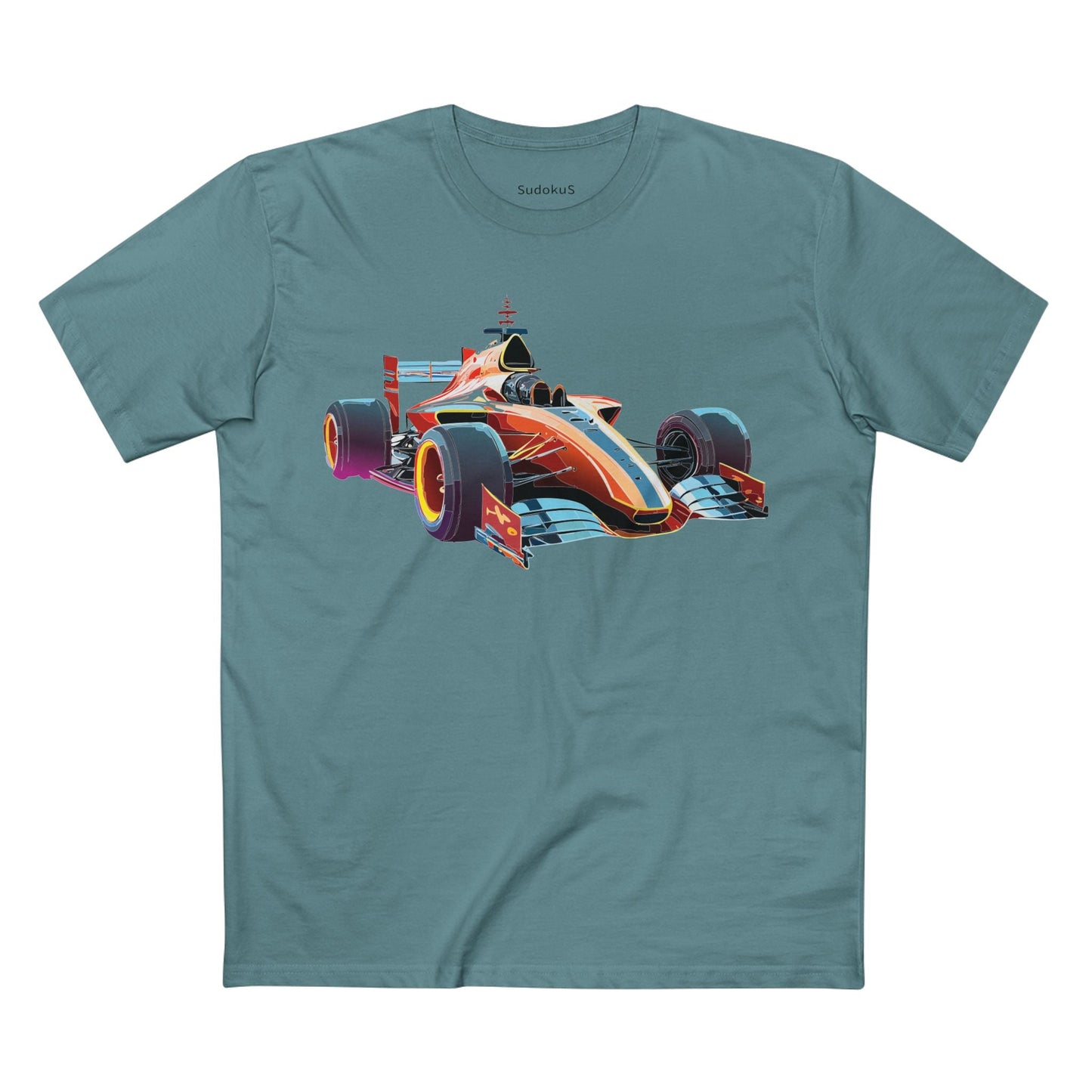 Car Graphic Unisex 100 Cotton Staple Tee 10