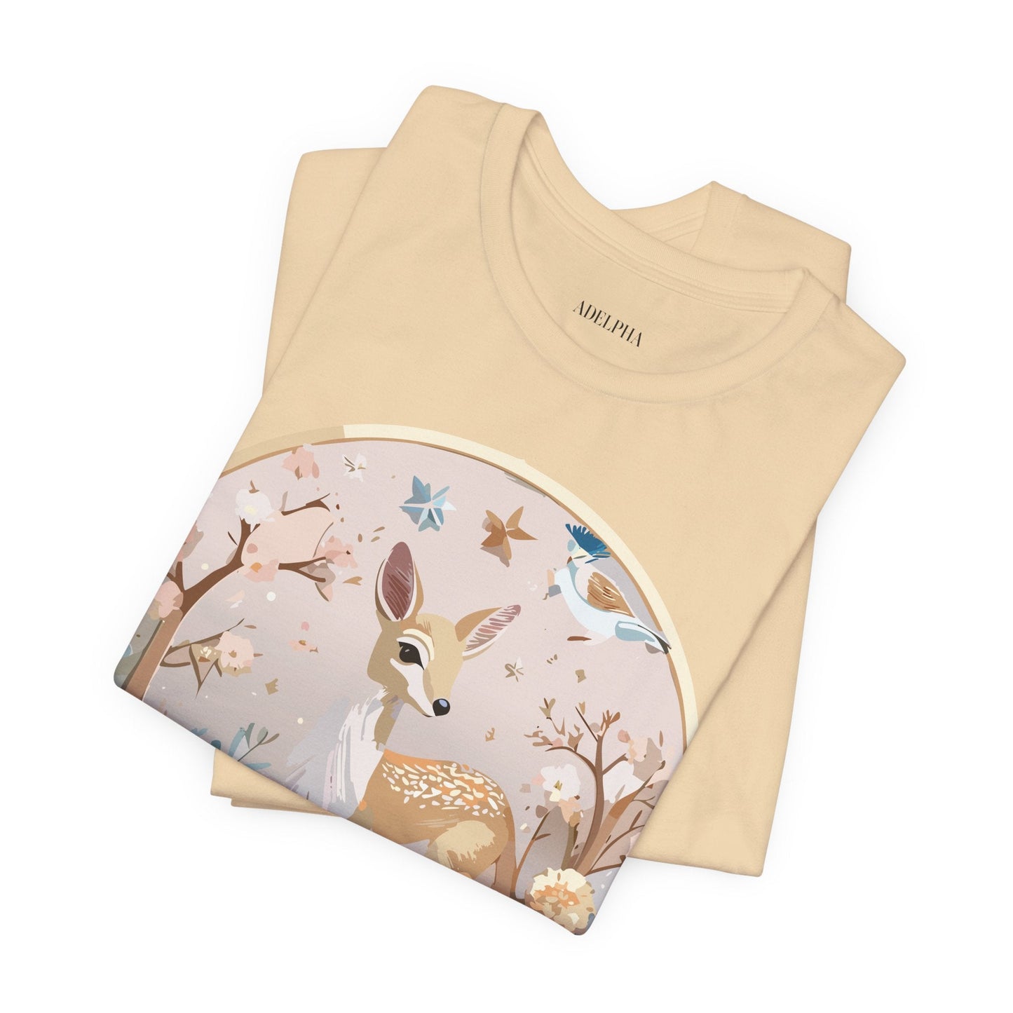 Medallion Graphic Unisex 100 Cotton Vintage Animal Medal Artwork Tee 9