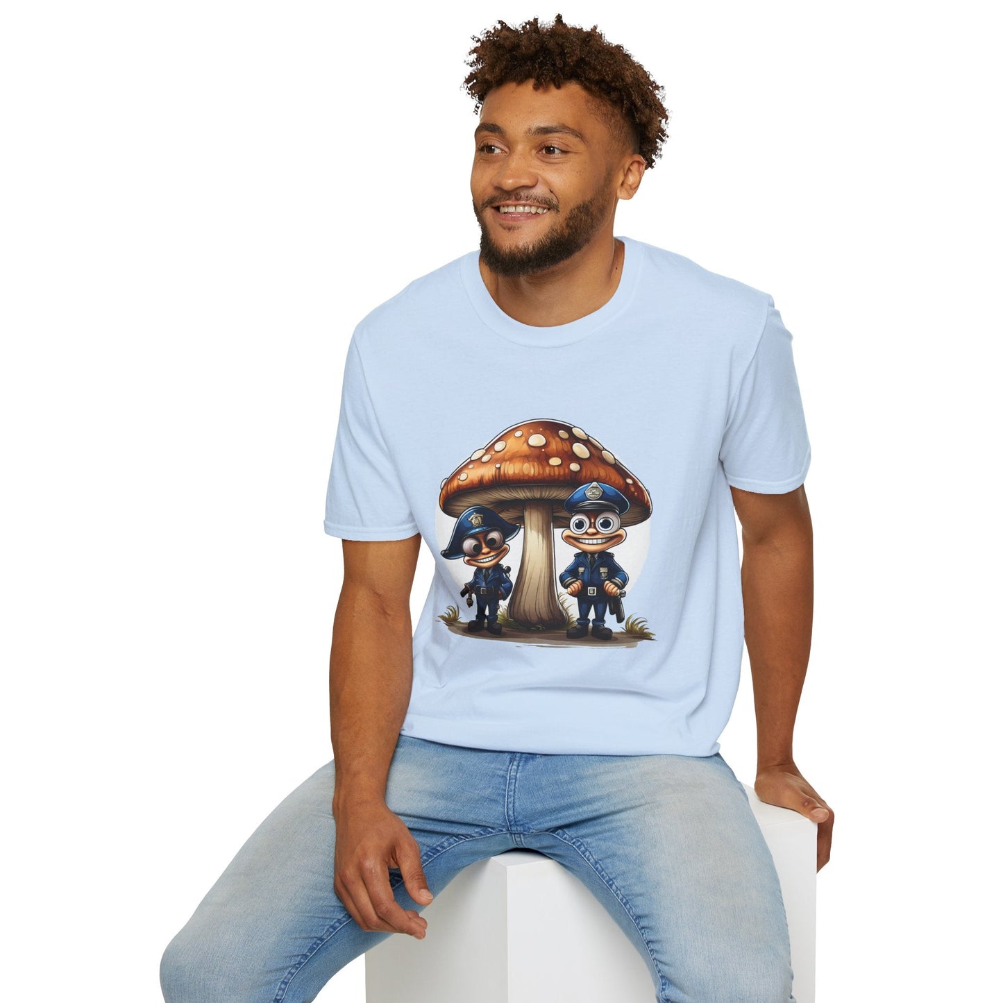 Mashroom Tee Shirt Unisex Funny Mashroom Design Shirt With Fungus Gildan Softstyle 64000
