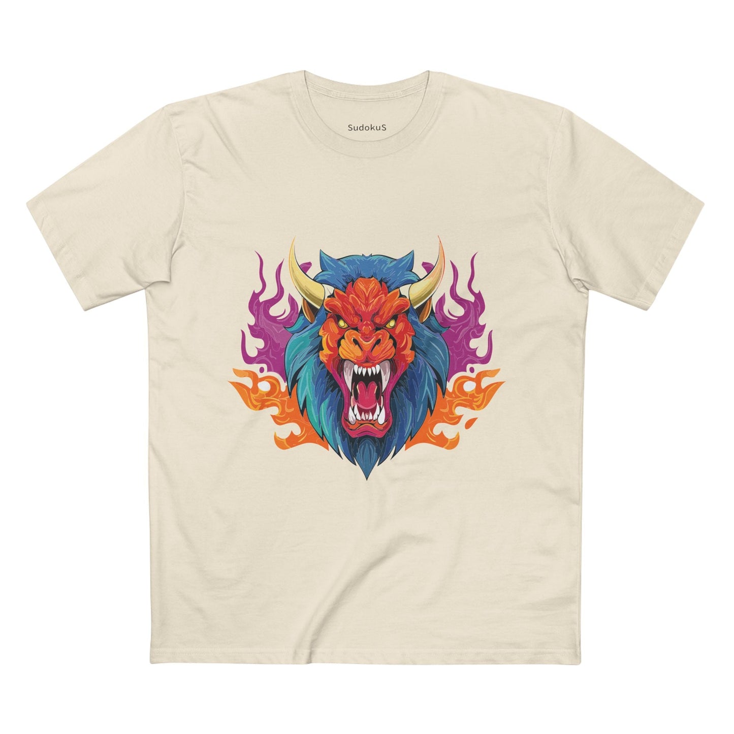 Cartoon Monsters Graphic Unisex 100 Cotton Staple Tee 23