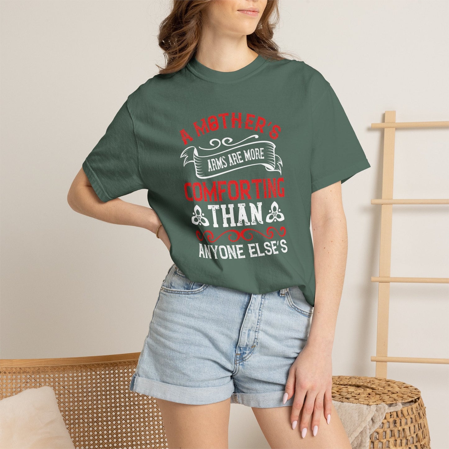 Mom T-shirt Mother Day Mama Tee Unisex Comfort Colors Garment-Dyed Cotton h57