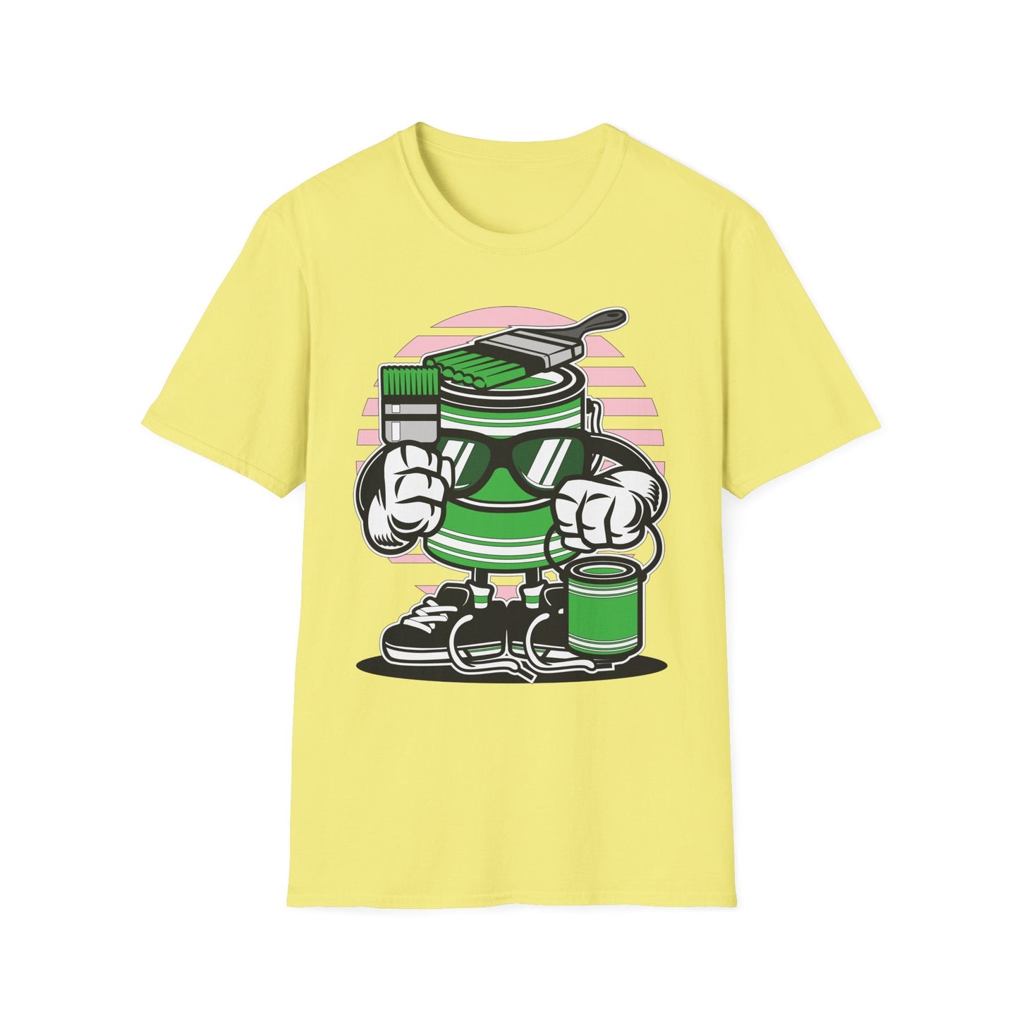 Cartoon T Shirt Animation Tee Funny Graphic Shirt For Unisex Gildan Softstyle 64000 Art Design