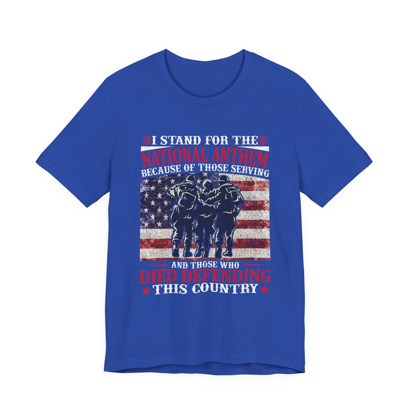 Army Veteran Patriotic Graphic Design Unisex Cotton T-Shirt v36