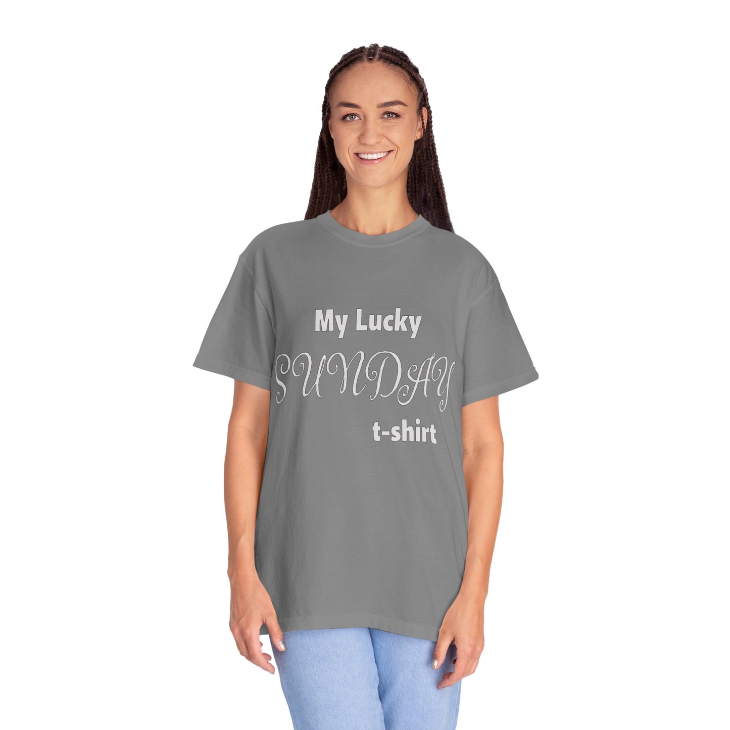 Unisex T-shirt with weekdays design