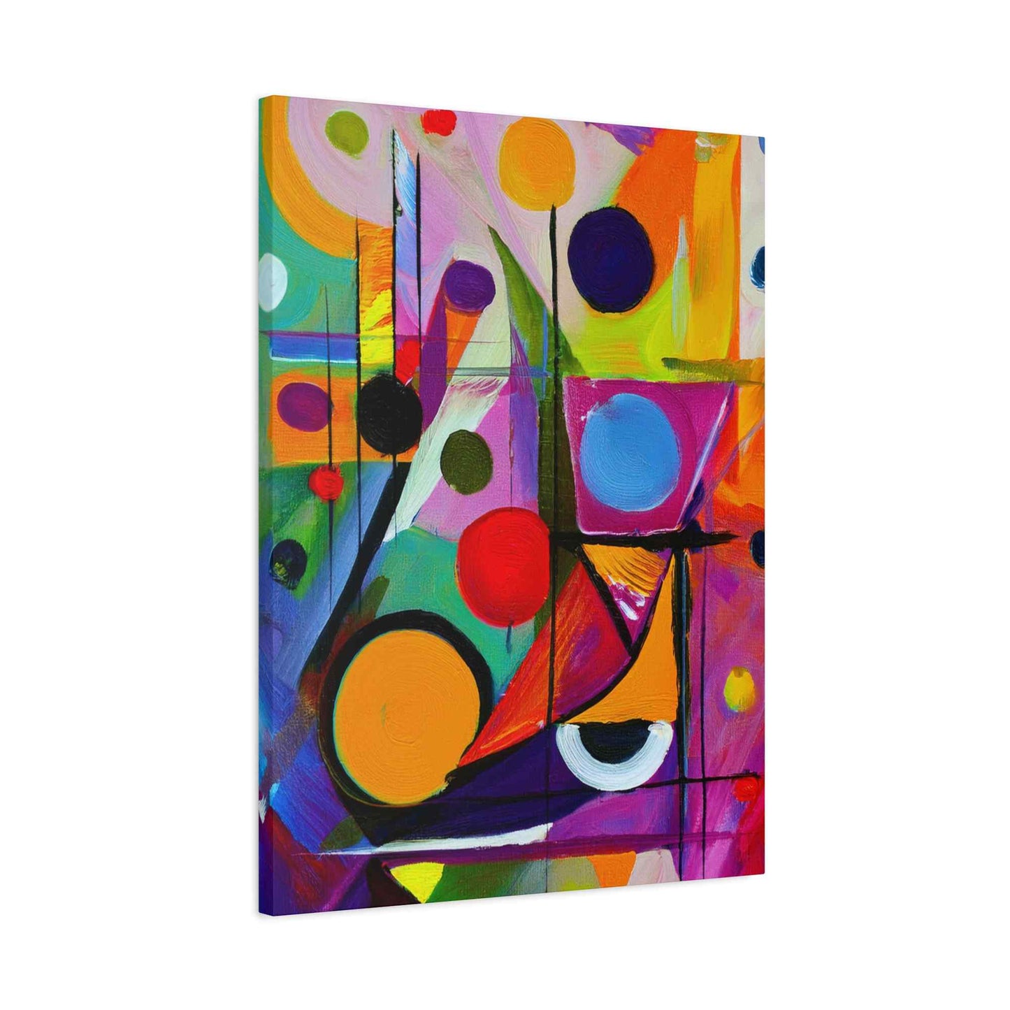 Abstract Painting Print Canvas 20x24,20x30,24x30, 24x32,24x36,30x40, 32x48,36x48,40x60 Pine-Wood Inner Frame ABS-15