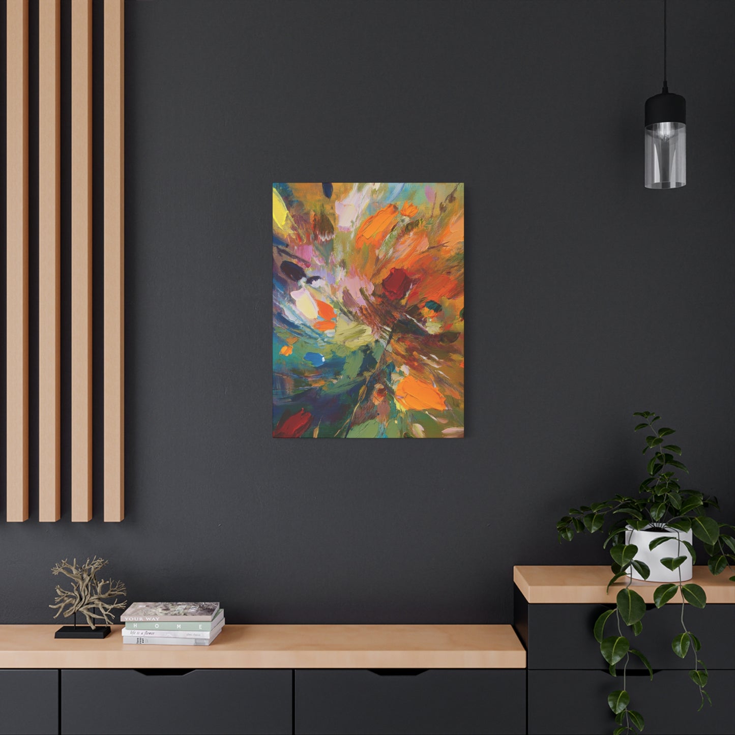 Abstract Oil Painting Print Canvas 20x24,20x30,24x30 24x32,24x36,30x40 32x48,36x48,40x60 Pine-Wood Inner Frame ABS-93