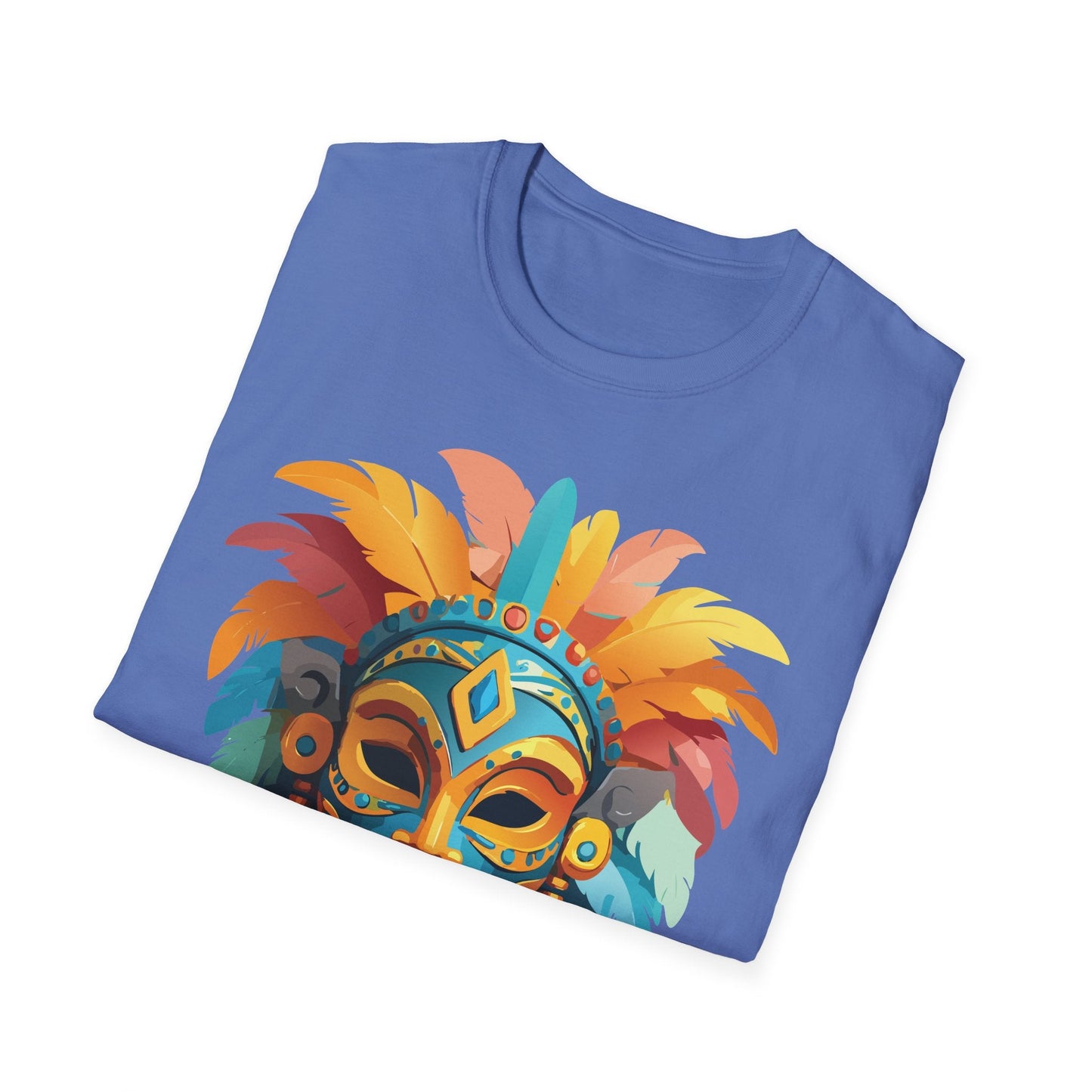 Mask Graphic Unisex Cotton Masquerade Design Artwork Tee 2