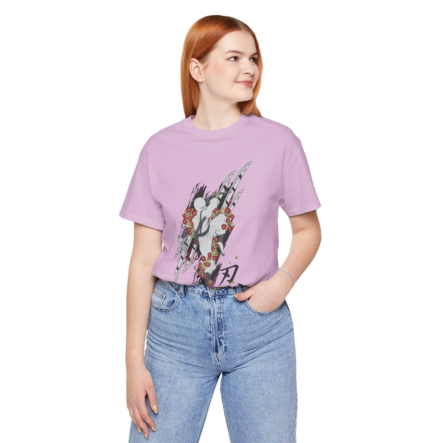 Ninja Samurai Artwork Graphic Unisex Cotton T-Shirt r5