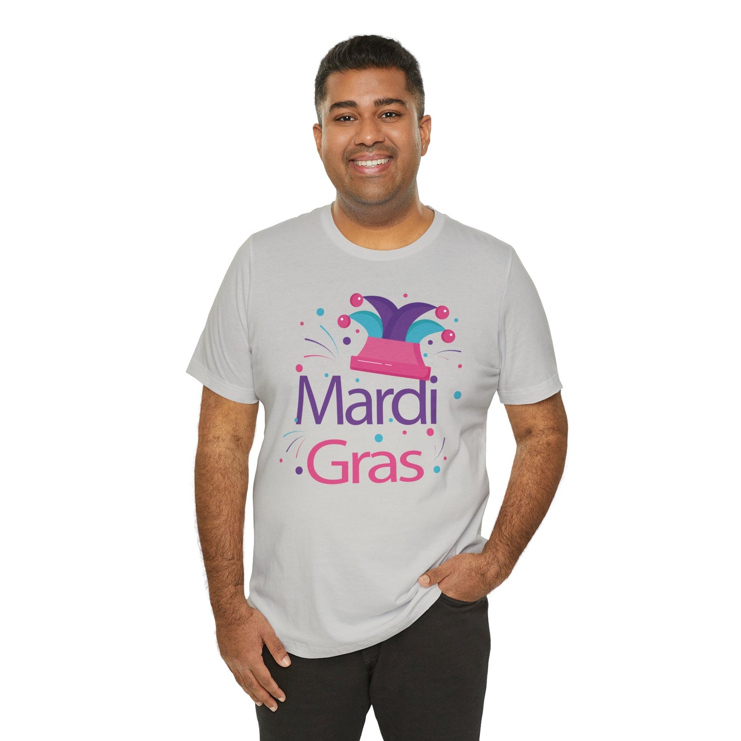 Tee-shirt en coton unisexe pour Mardi Gras