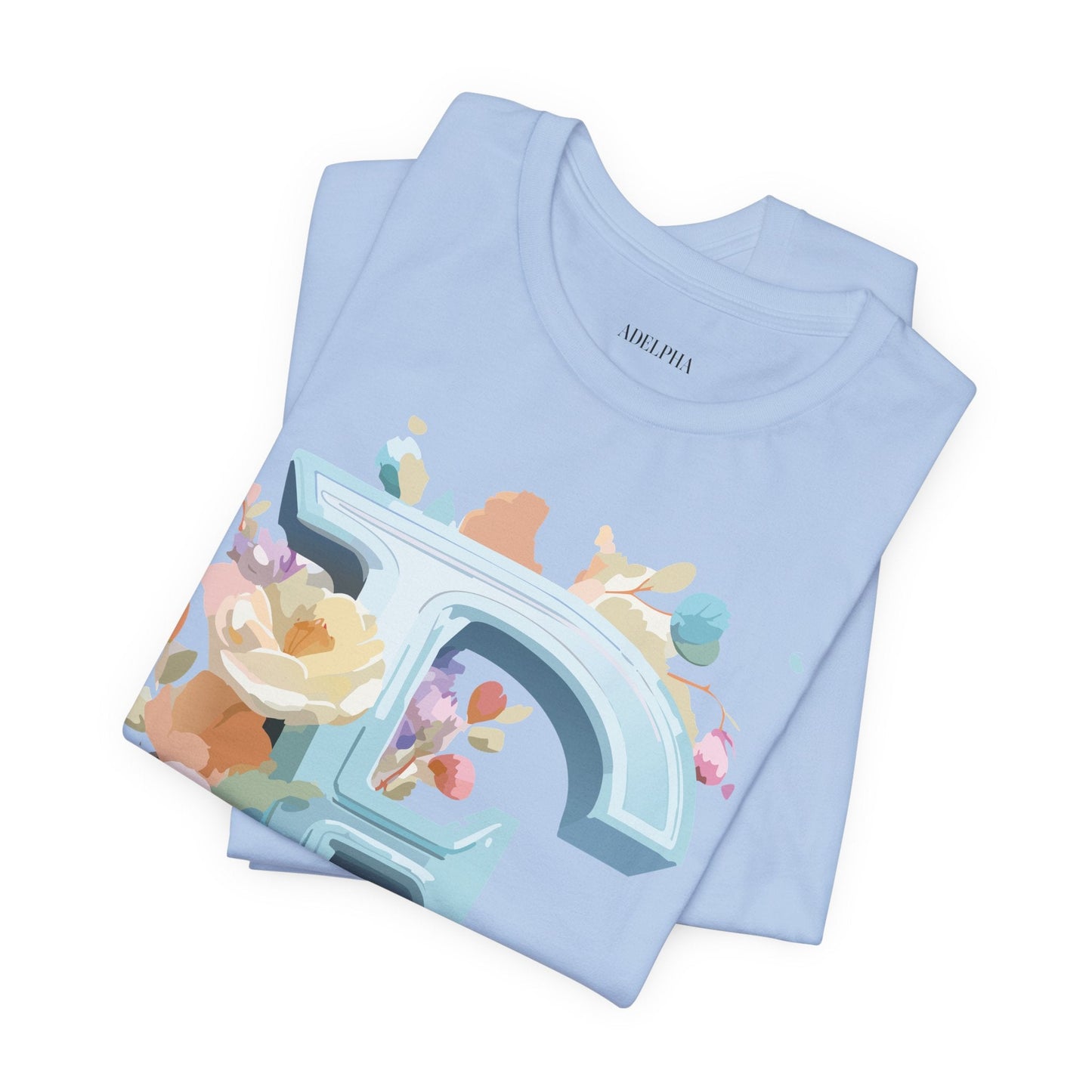 Unisex Letter E  Graphic Tee Featuring Vintage Inspired Artwork Collection