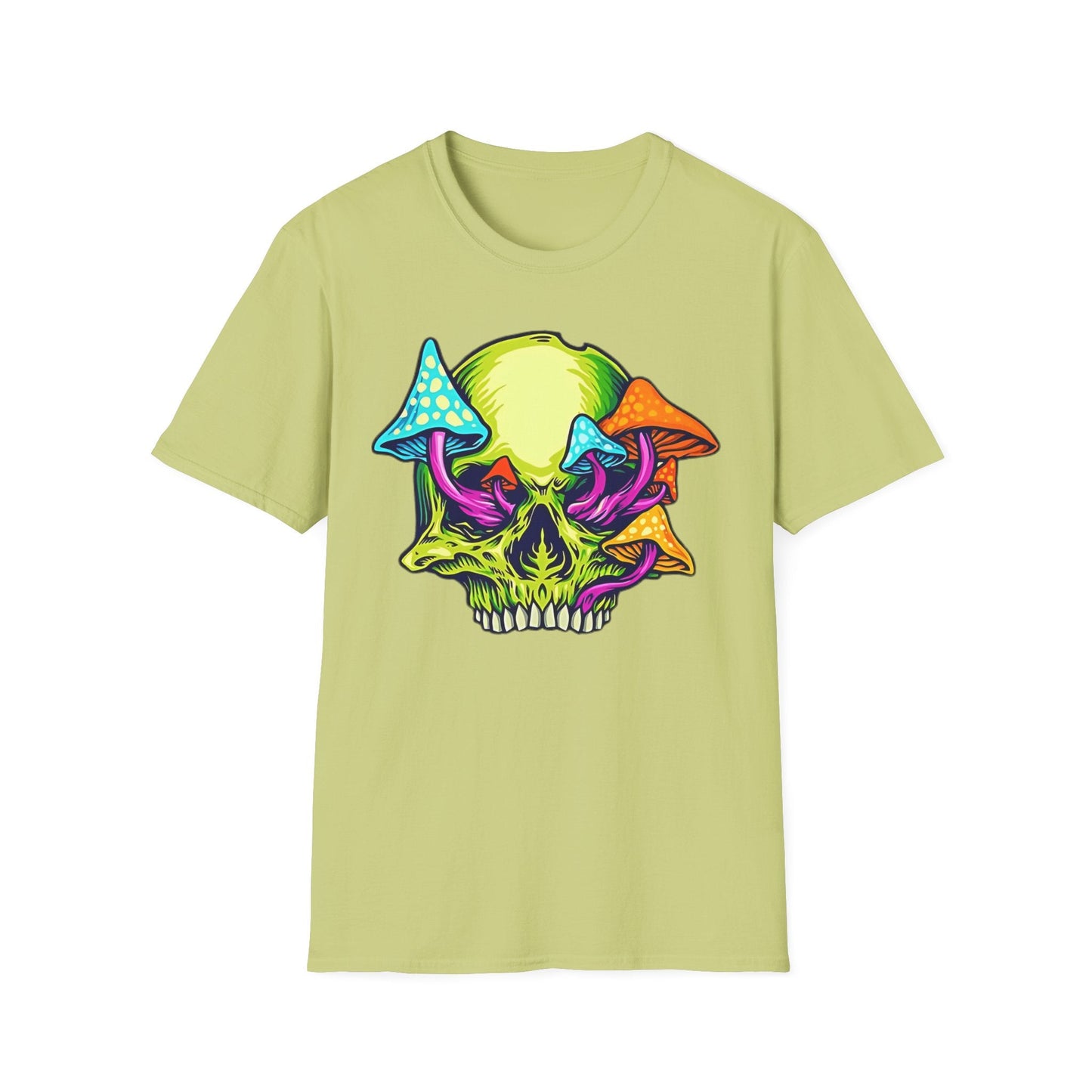 Skull Graphic Unisex Cotton T-shirt with Skeleton Artwork Design 19
