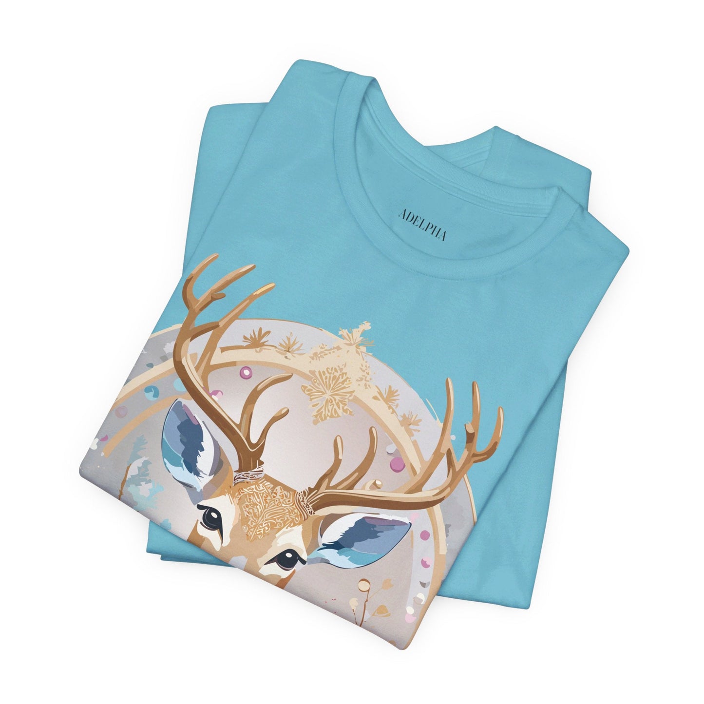 Adelpha Medallion Graphic Tee Unisex Short Sleeve Vintage Inspired Artwork Shirt