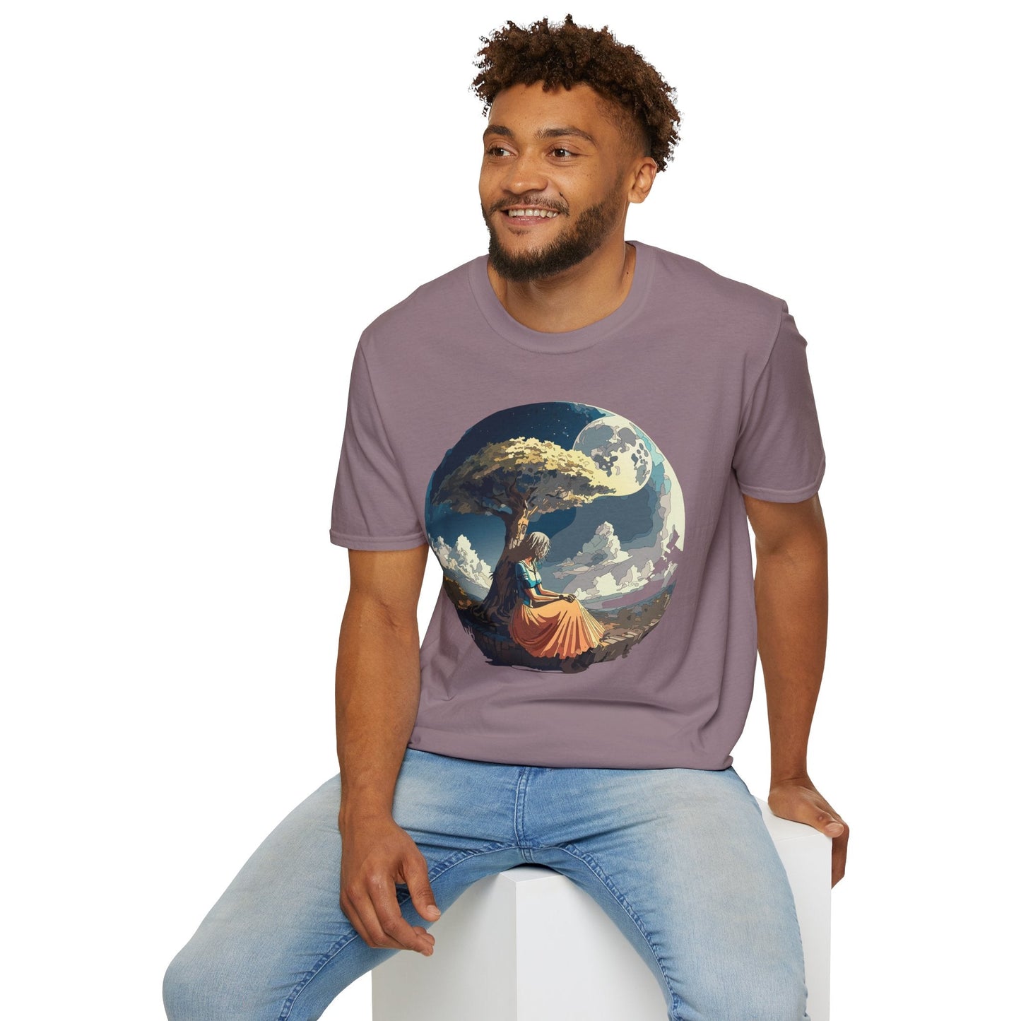 Unisex Graphic T Shirt Art Design Tee Softstyle 64000 Ring Spun Cotton Comfortable