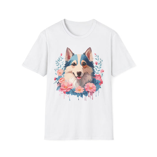 Dog Shirt Unisex Animal Tee Softstyle Cotton Lightweight Breathable