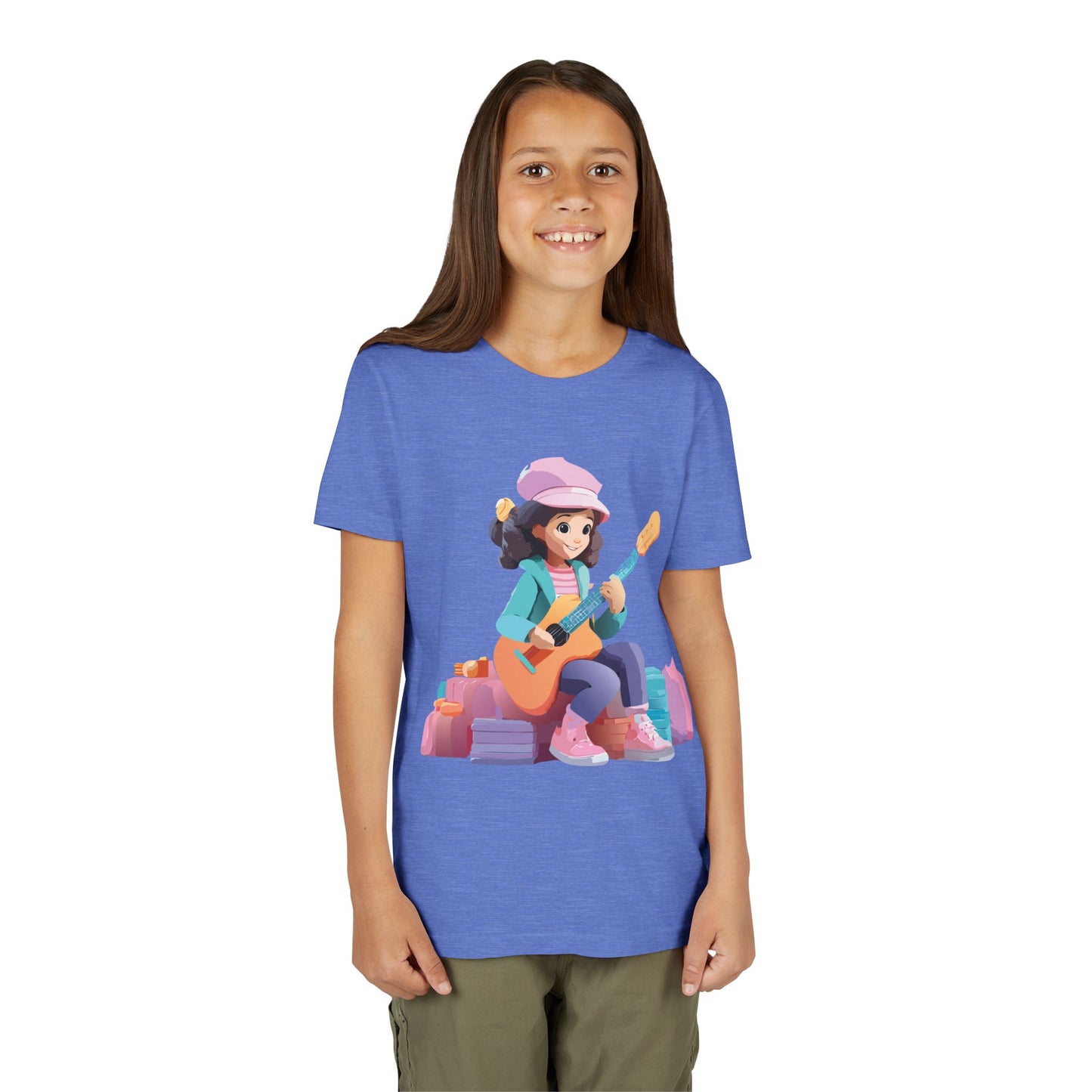 Camiseta gráfica de músico juvenil: perfecta para pequeños artistas y amantes de la música (de 9 a 14 años)