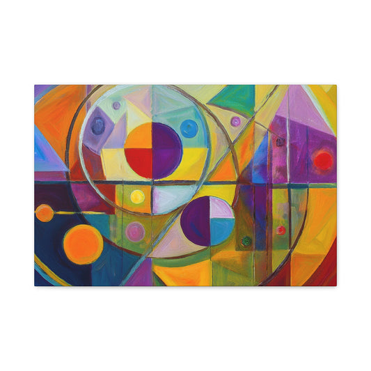 Abstract Oil Painting Print Canvas 24x16 30x20 36x24 48x32 60x40 Bright Latex Inks Horizontal Pine-Wood Inner Frame ABH-15