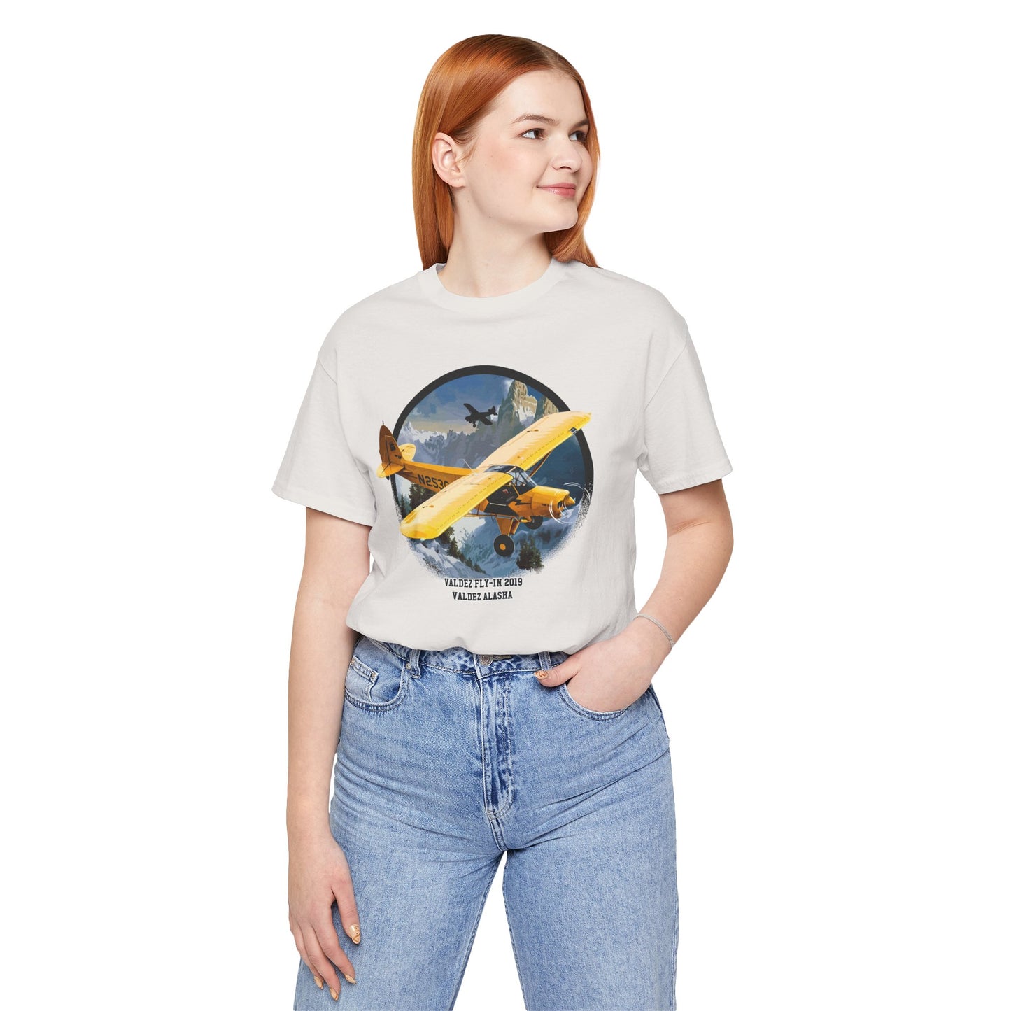 Retro Plane Graphic Design Tee, Plane Shirt, Vintage Tees, Art Design T-Shirt, Graphic Tee, Retro Art Shirts