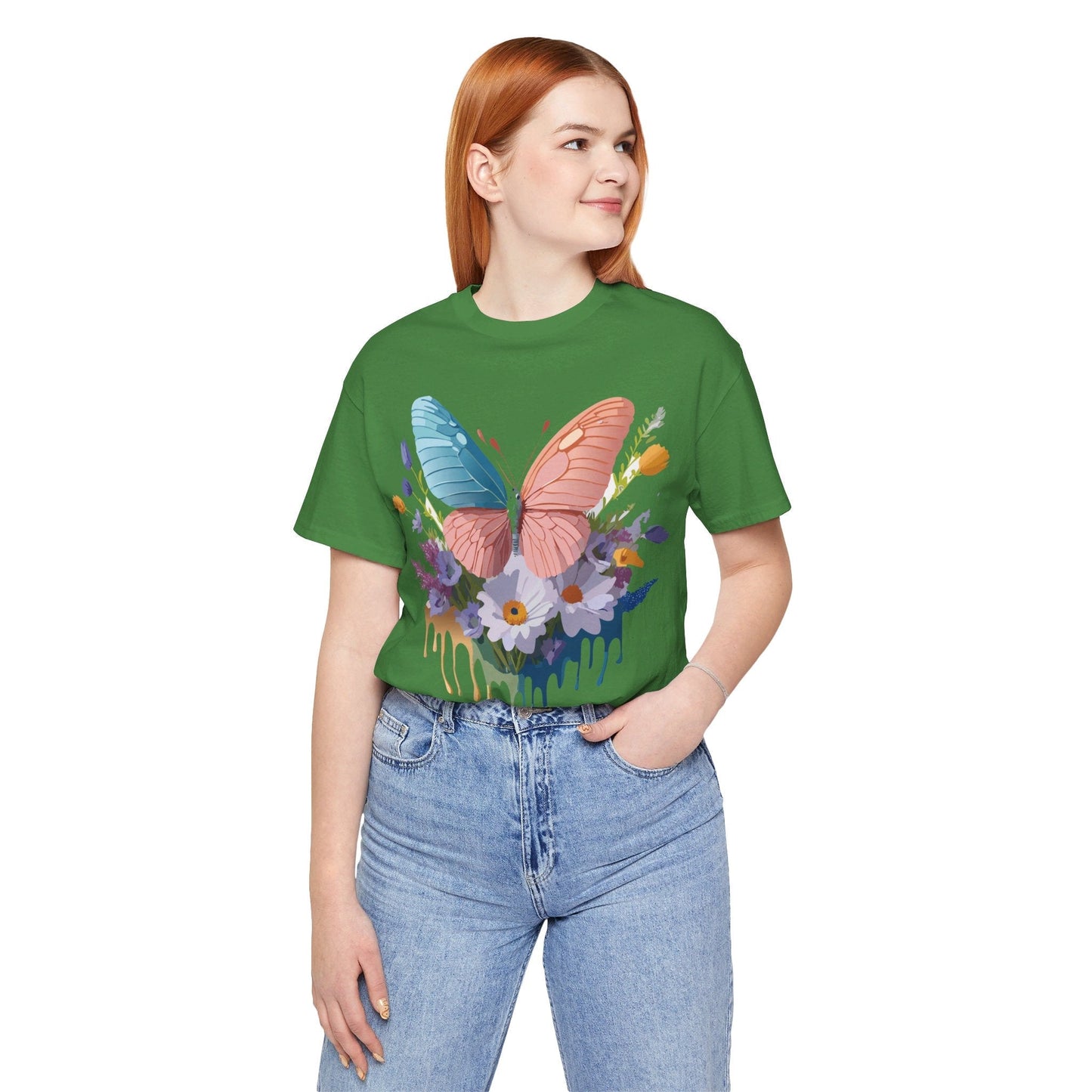 Butterfly Graphic Tee Unisex Adelpha Art Vintage Inspired Short Sleeve Shirt