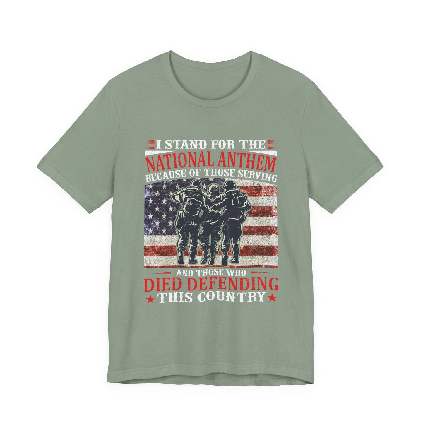 Army Veteran Patriotic Graphic Design Unisex Cotton T-Shirt v36