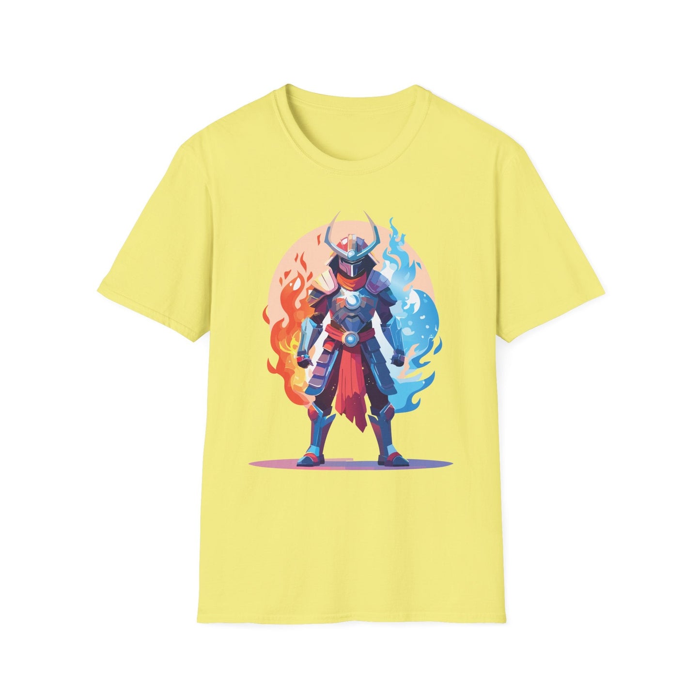 Samurai Shirt Unisex Gildan Softstyle 64000 Tee 100 Percent Ring Spun Cotton Comfortable