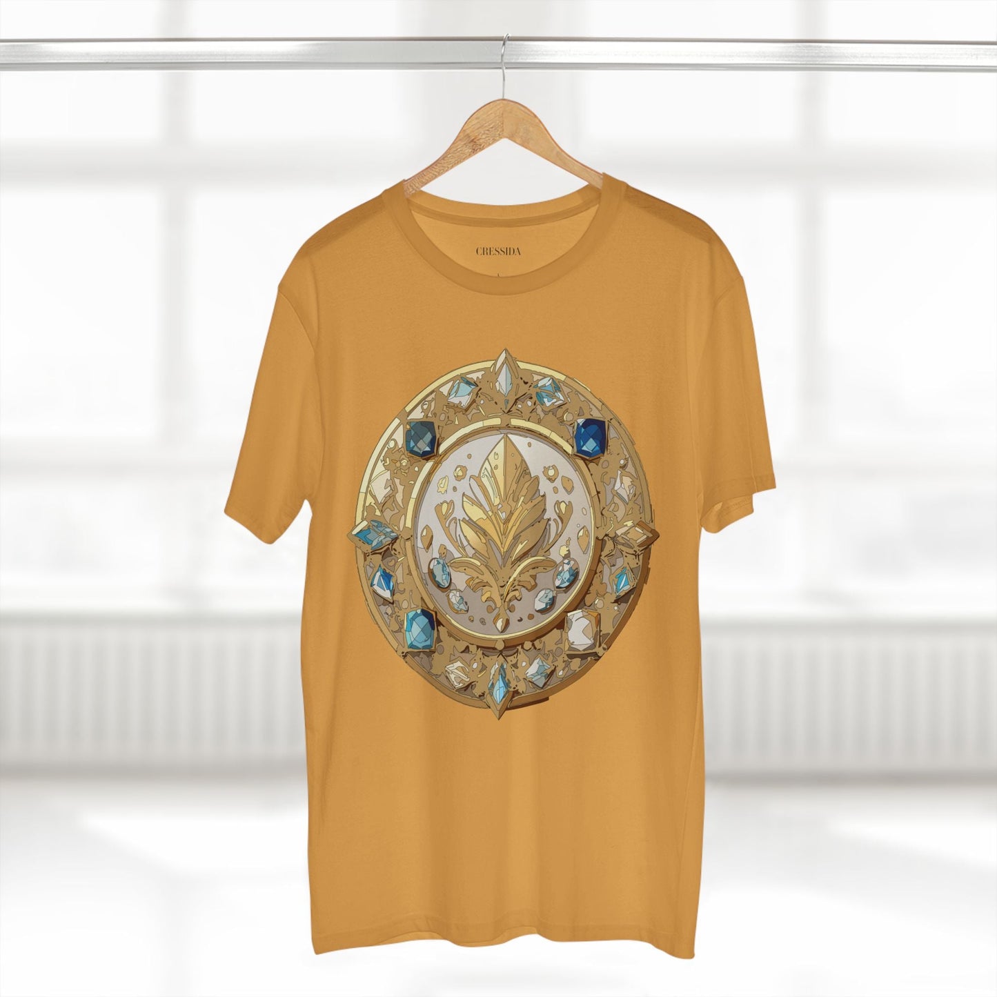 Medallion Graphic T-Shirt Unisex 100 Cotton With Gold Art Design Medal Tee 25