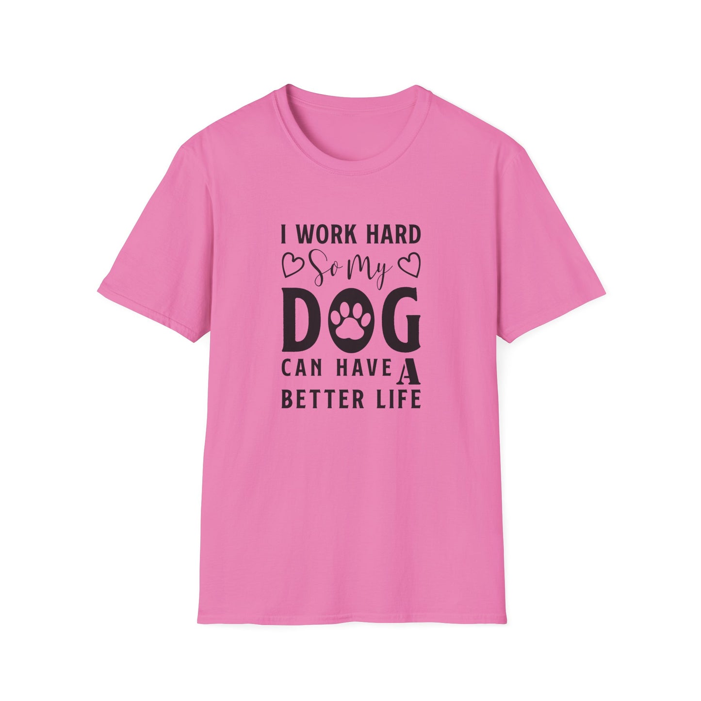 Funny Dog Lover Graphic Unisex Cotton T-Shirt Softstyle