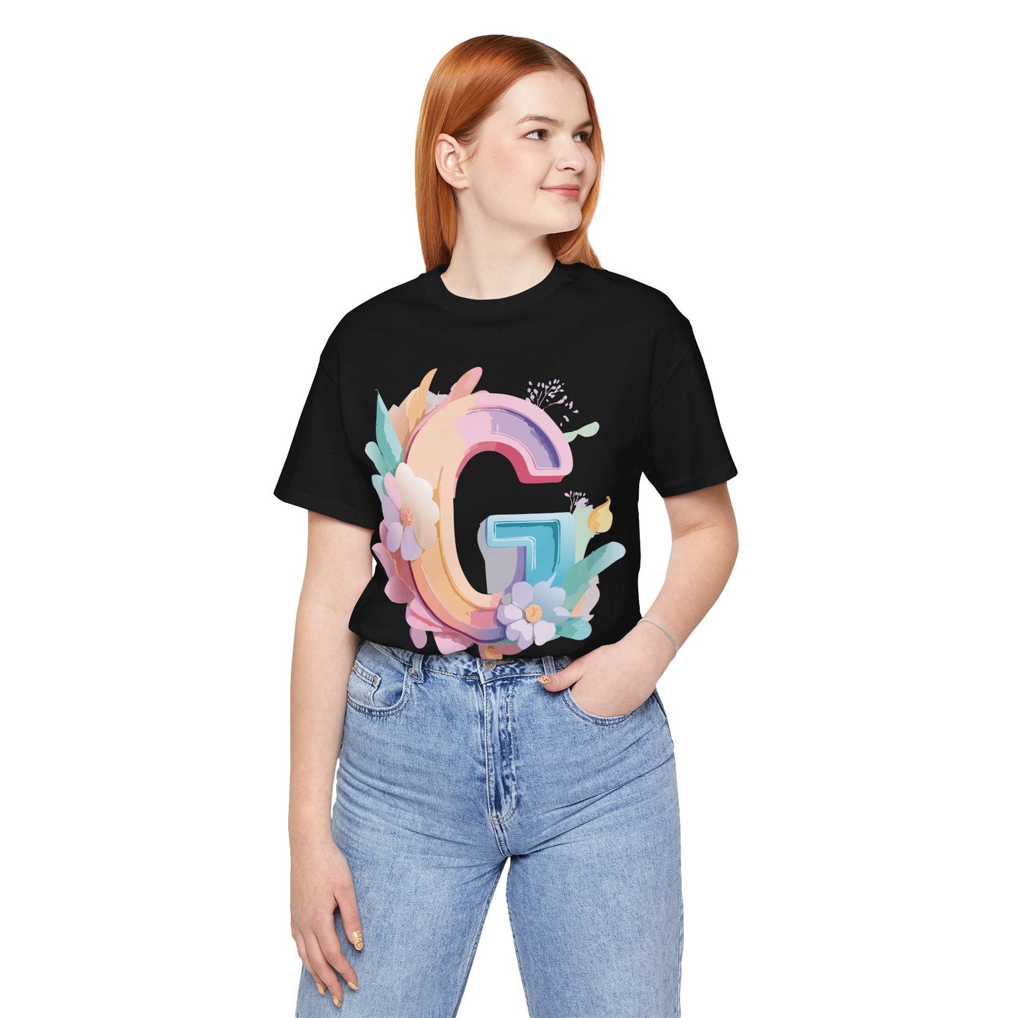 Letter G Shirt Unisex Graphic Tee by Adelpha Vintage Inspired Artwork for Everyday Style