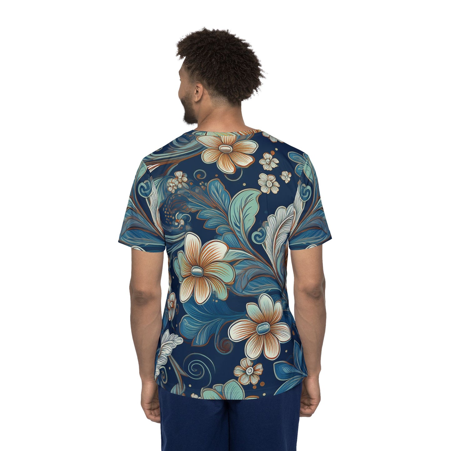 Unisex Floral Shirt, Floral Tee Shirt, Floral T-Shirt, T Shirt with Flowers 21