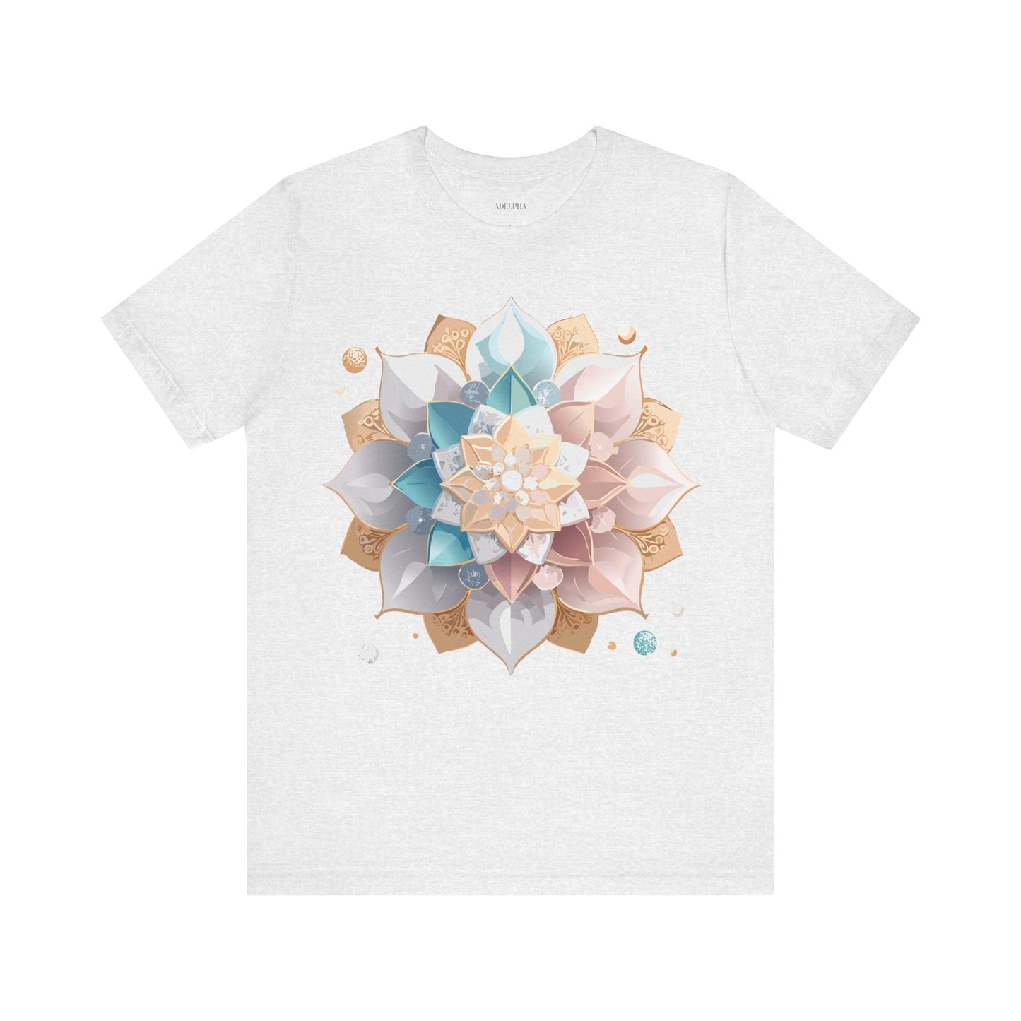Adelpha Mandala Graphic Tee Unisex Jersey Short Sleeve Art Design Shirt Premium Comfort Wear