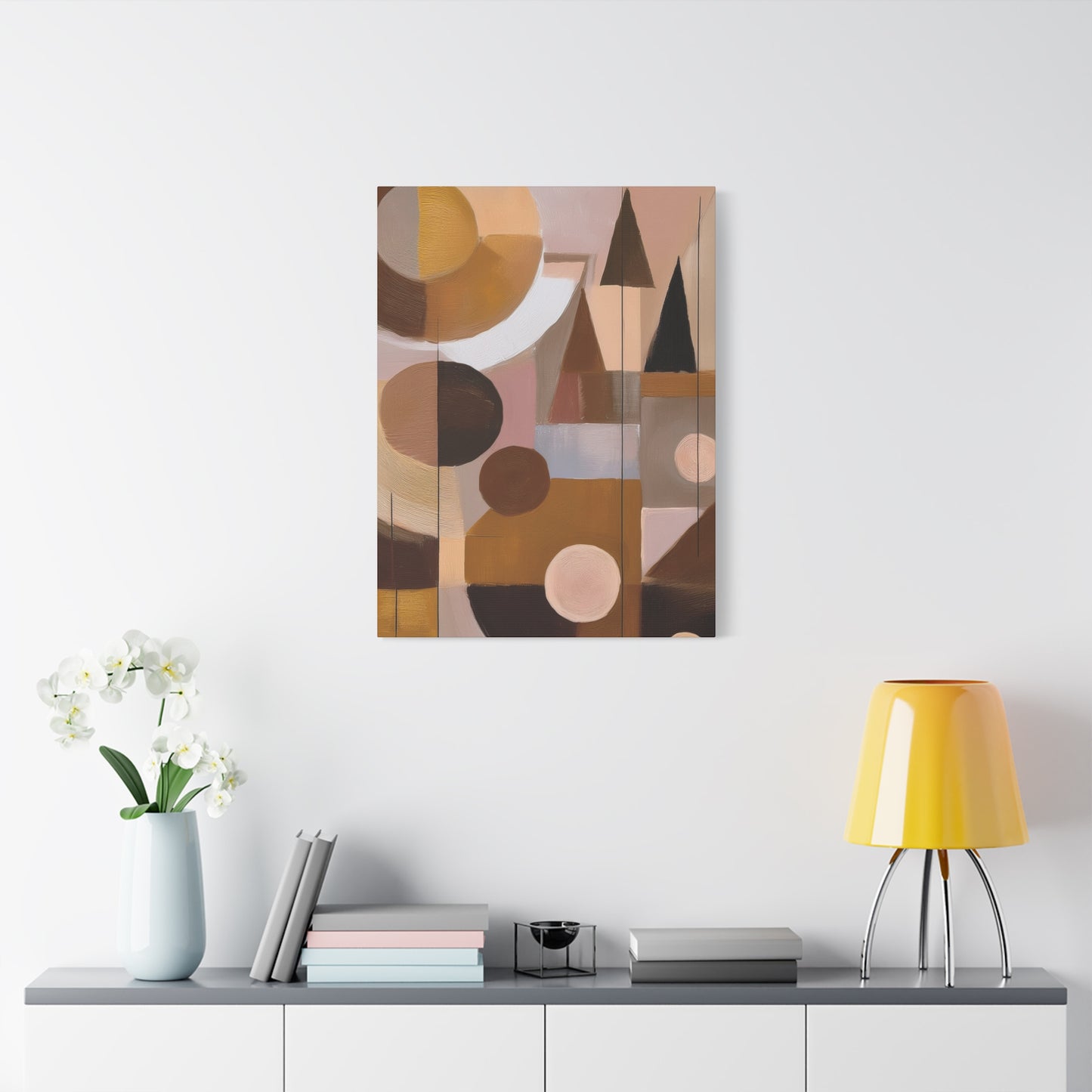 Abstract Geometric Painting Print Canvas 20x24,20x30,24x30 24x32,24x36,30x40 32x48,36x48,40x60 Pine-Wood Inner Frame ABS-51
