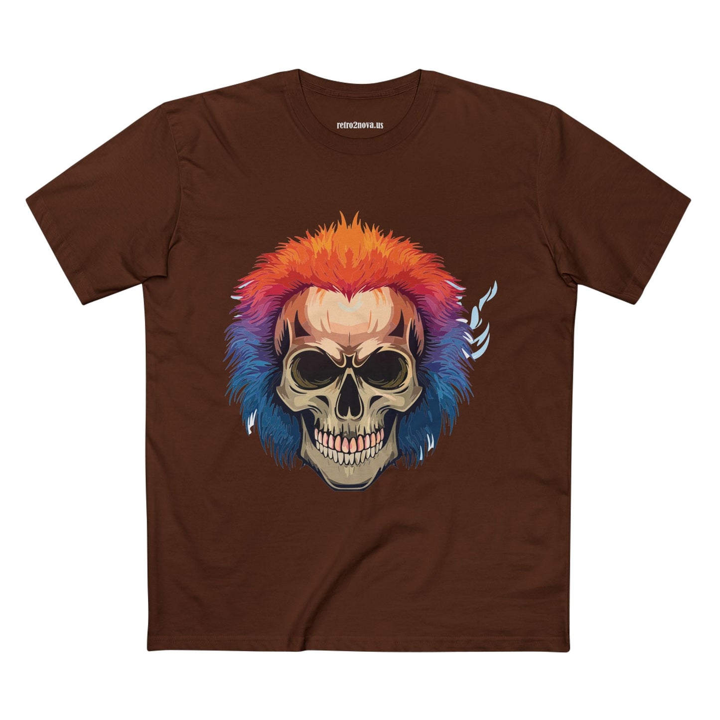 Skull And Skeleton Shirt Unisex Premium Cotton Tee With Original Art Design By Retro2Nova