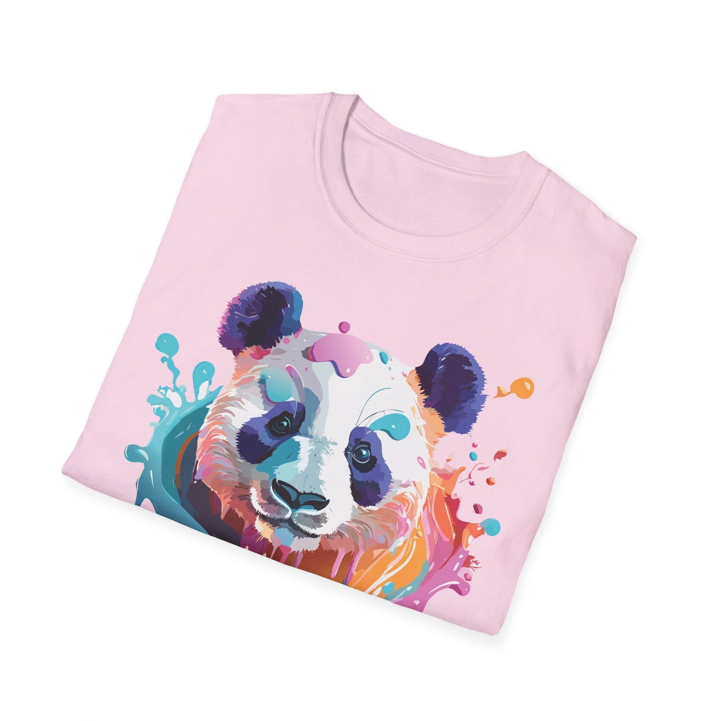 Panda Shirt T Shirt Softstyle 64000 Gildan 100 Percent Ring Spun Cotton Comfortable Animal Tee