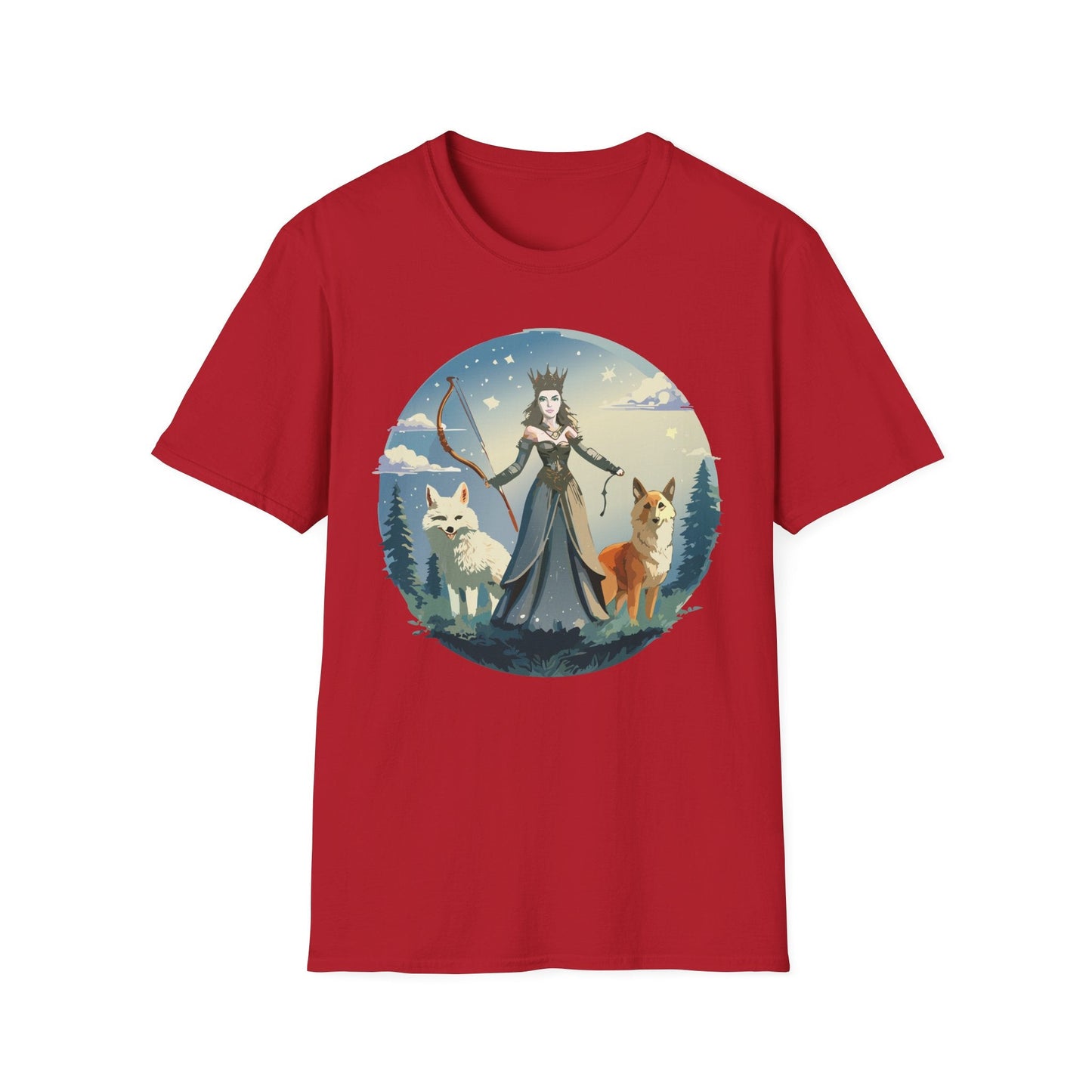 Women Graphic T Shirt Art Design Tee Unisex Softstyle Cotton Gildan 64000 Premium Comfort
