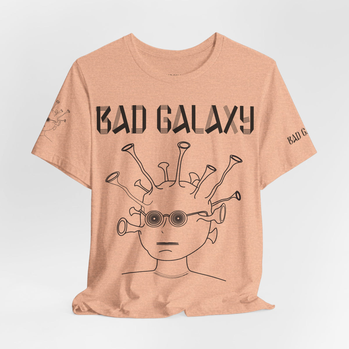 Alien Graphic Unisex Cotton Bella+Canvas Tee with Art Design b54