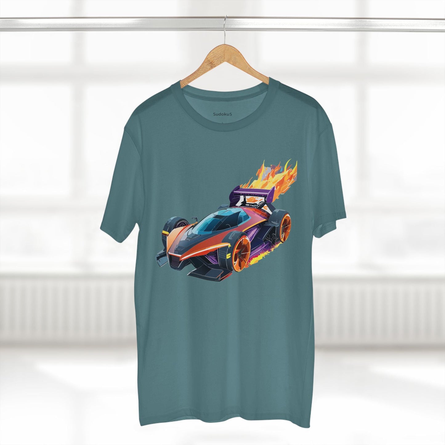 Car Graphic Unisex 100 Cotton Staple Tee 16