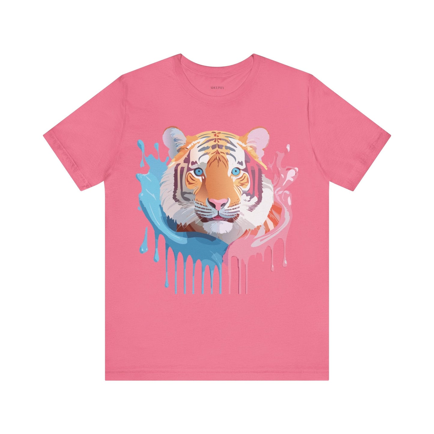Tiger Graphic T Shirt Unisex Short Sleeve Tee By Adelpha Artwork Vintage Inspired