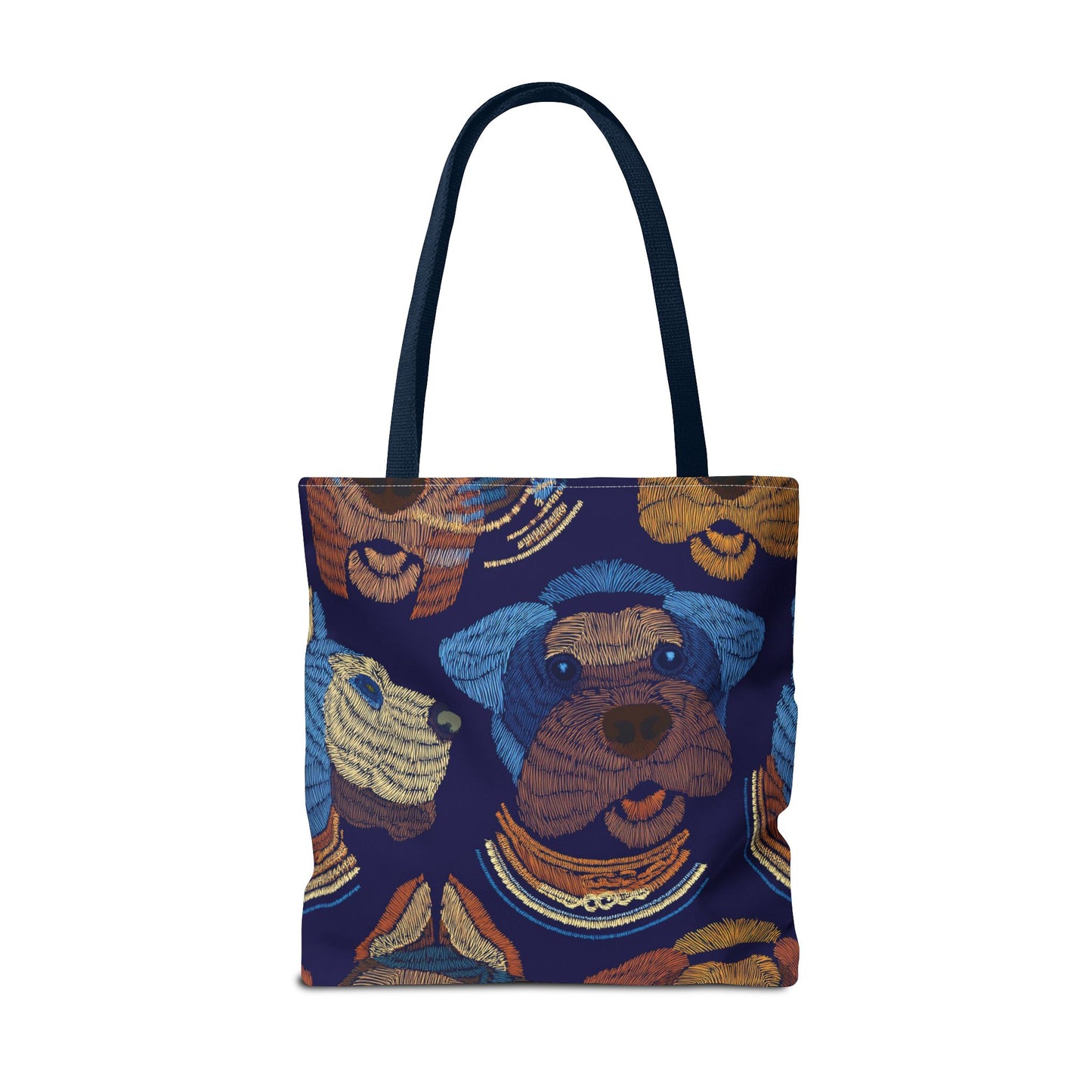 Denim Fabric Imitation Print Unisex Canvas Bag Poly Spun 3 Sizes Tote Bag 191-14