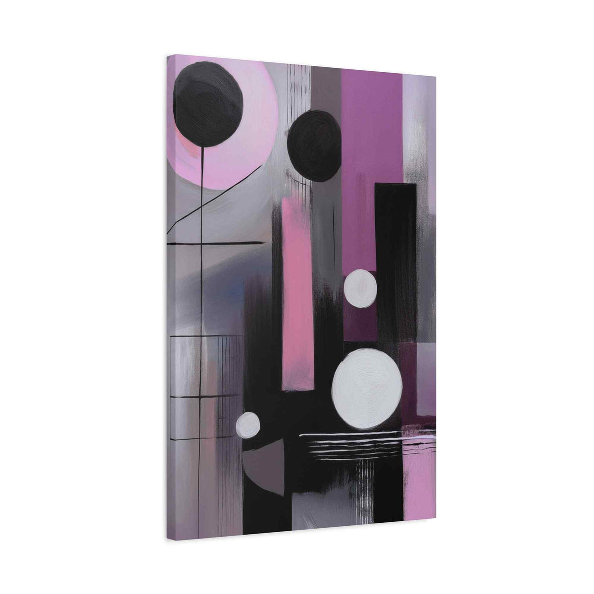 Abstract Geometric Painting Print Canvas 20x24,20x30,24x30 24x32,24x36,30x40 32x48,36x48,40x60 Pine-Wood Inner Frame ABS-44