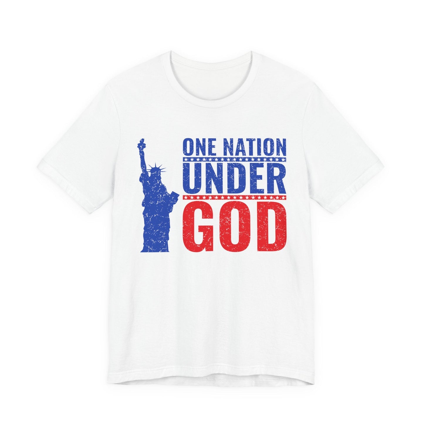 Statue of Liberty Patriotic Graphic Unisex Cotton T-Shirt a6