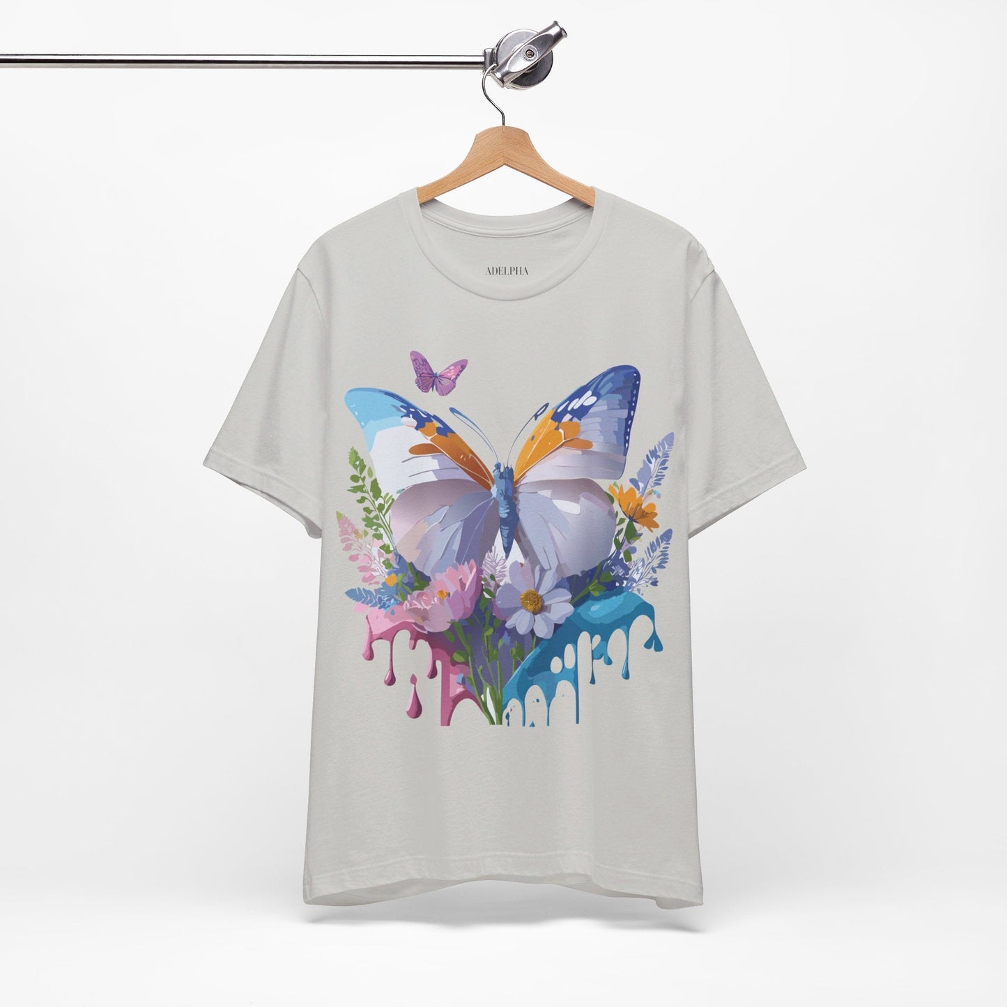 Butterfly Graphic Tee From Adelpha Vintage Artwork Unisex Short Sleeve Shirt