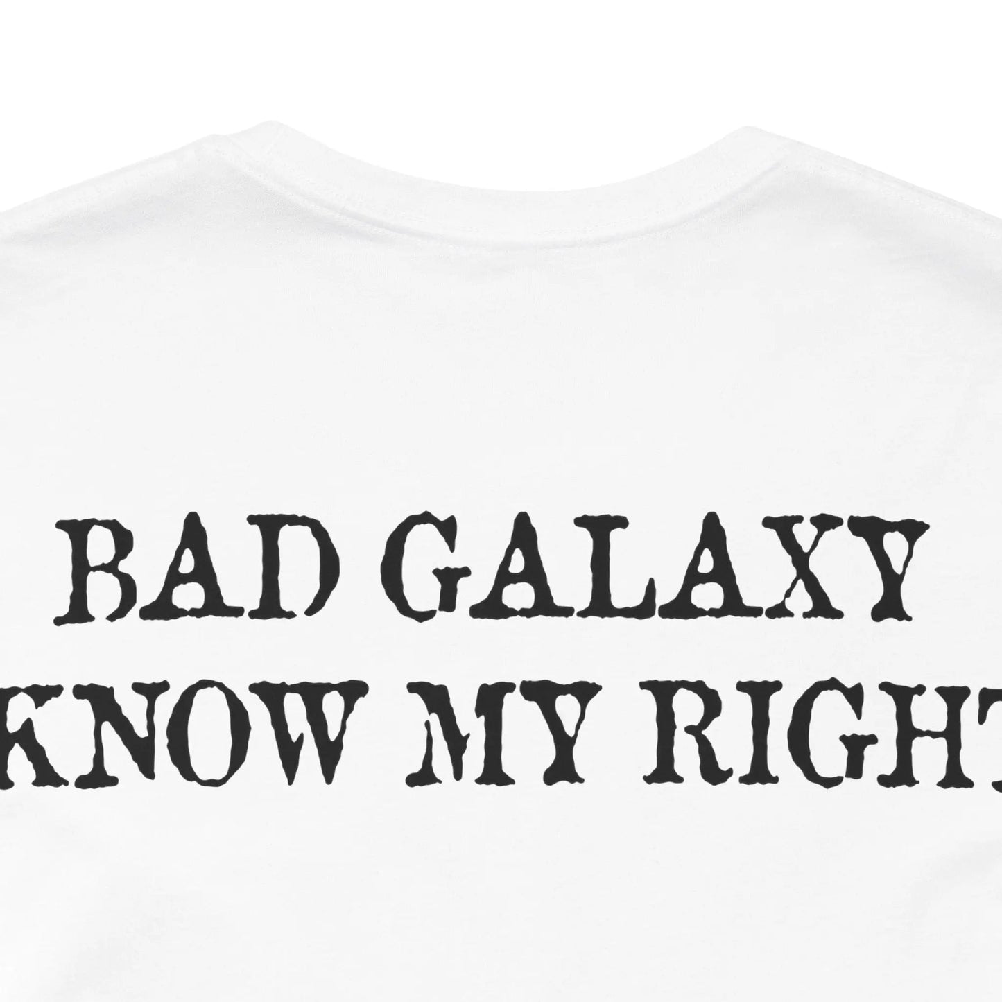 Skull T Shirt From Bad Galaxy Made To Order Cotton Tee With Eco Friendly Inks USA