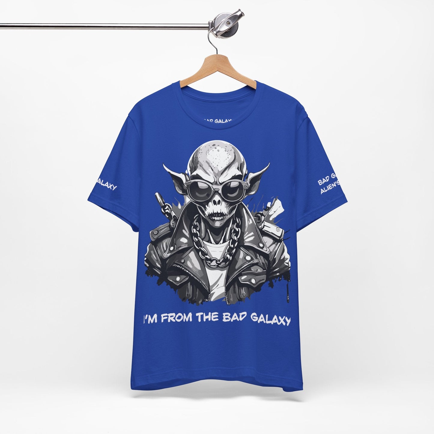 Alien Tee Shirt From Bad Galaxy Made To Order Free Shipping 100 Percent Cotton Eco Friendly In USA